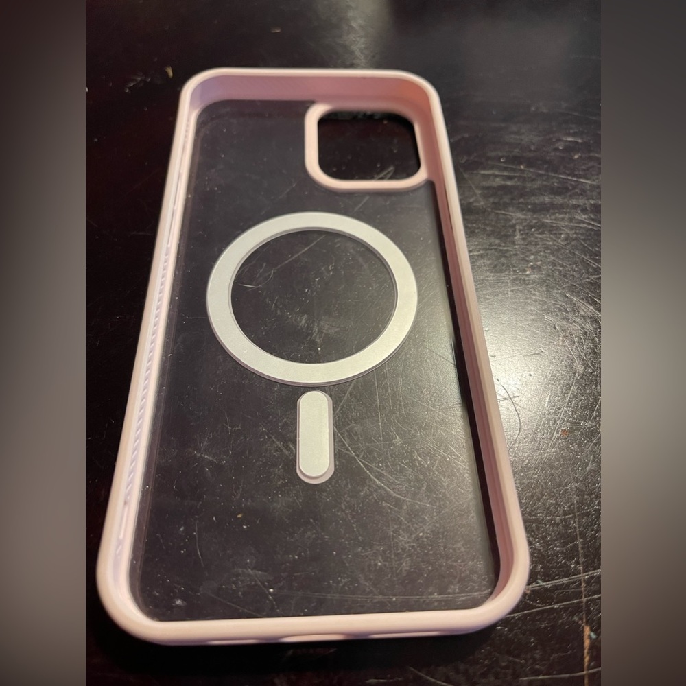 Rose gold iPhone 12 Pro Max case mag safe
